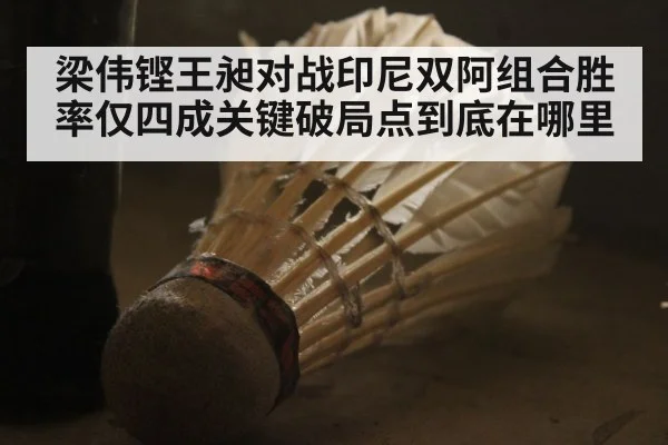 梁伟铿王昶对战印尼双阿组合胜率仅四成关键破局点到底在哪里